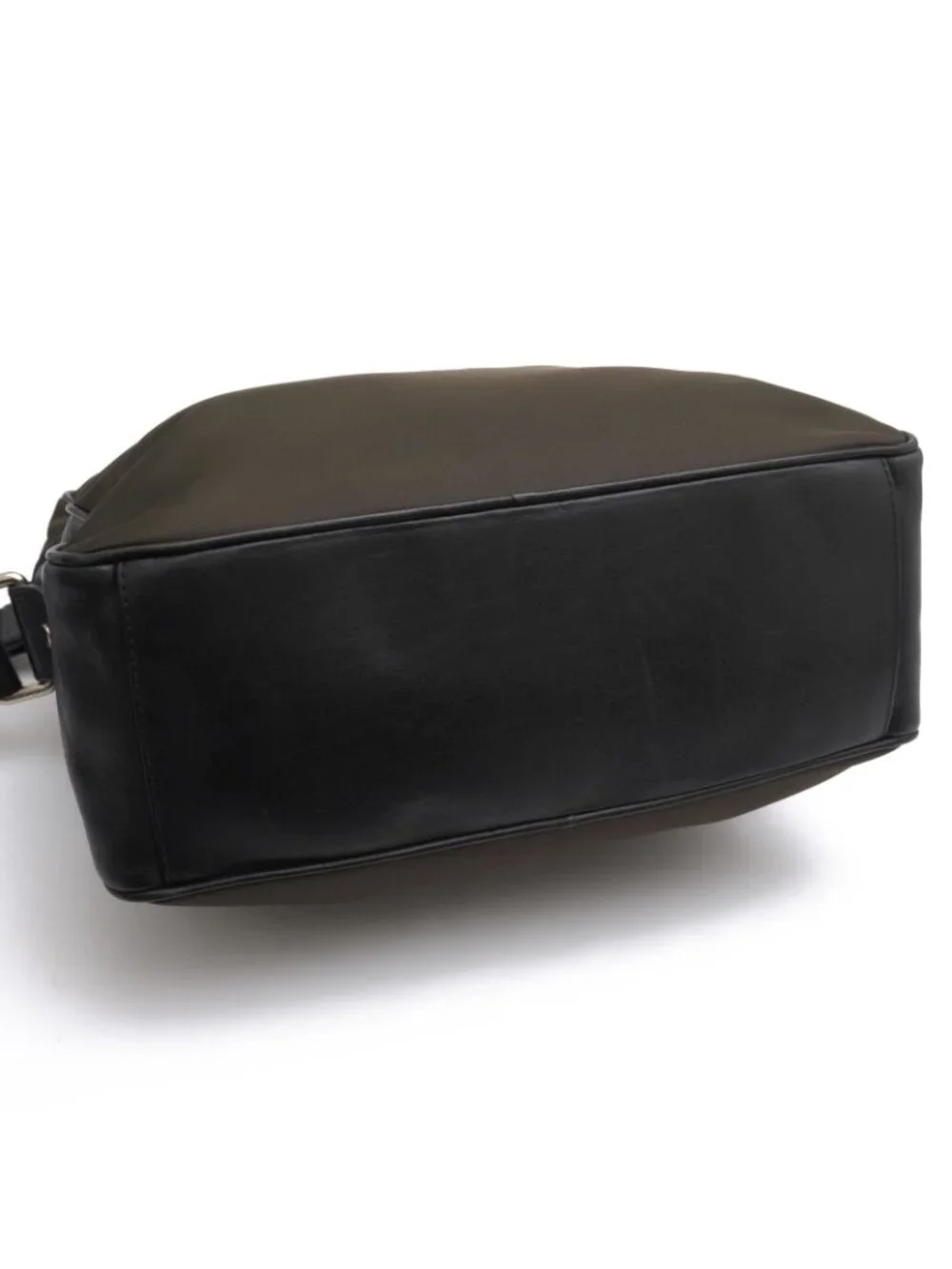 Dolce & Gabbana Shoulder Bag Nylon Leather Olive Khaki